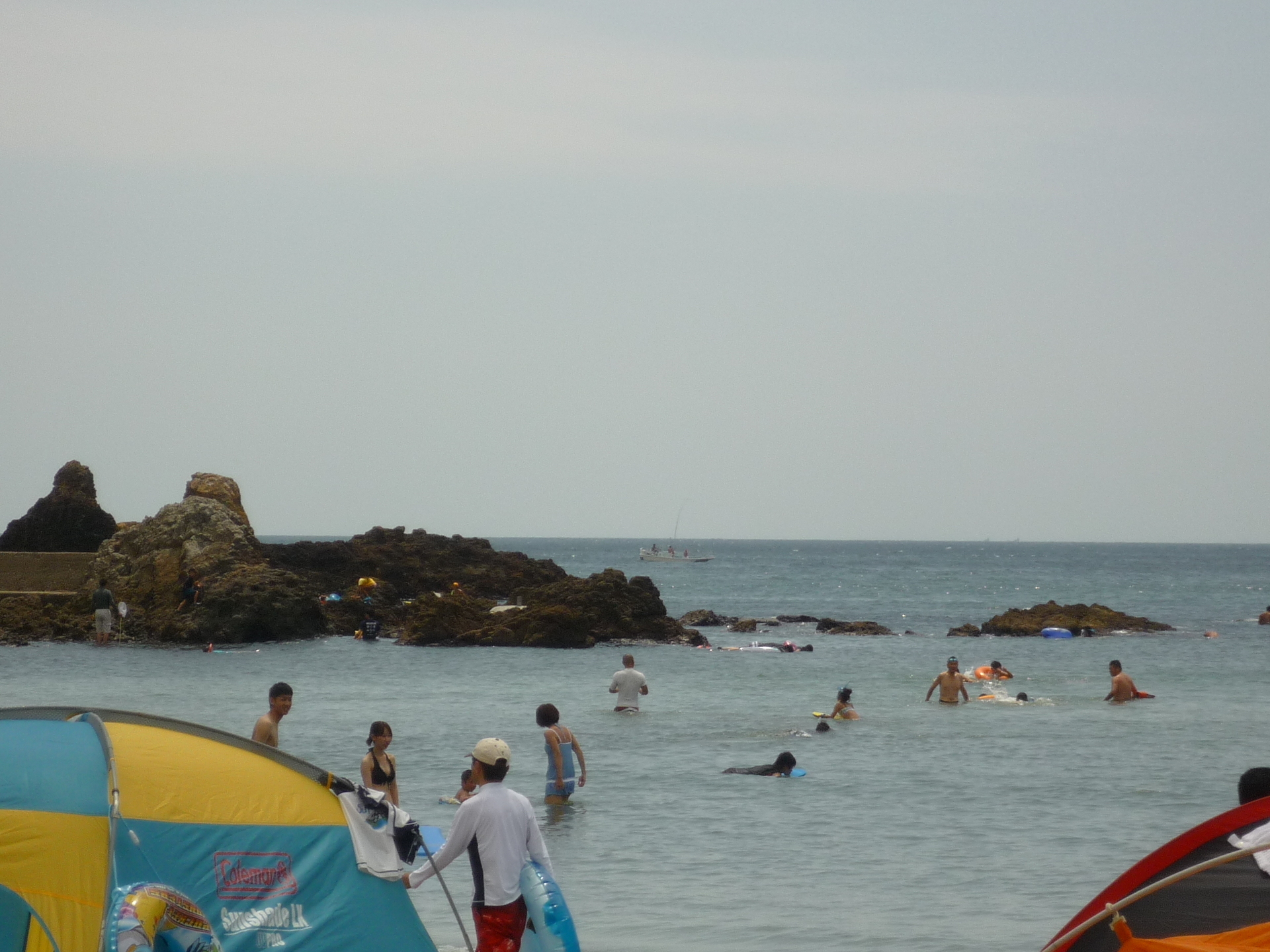 白い砂浜がキレイな弓ヶ浜 海水浴